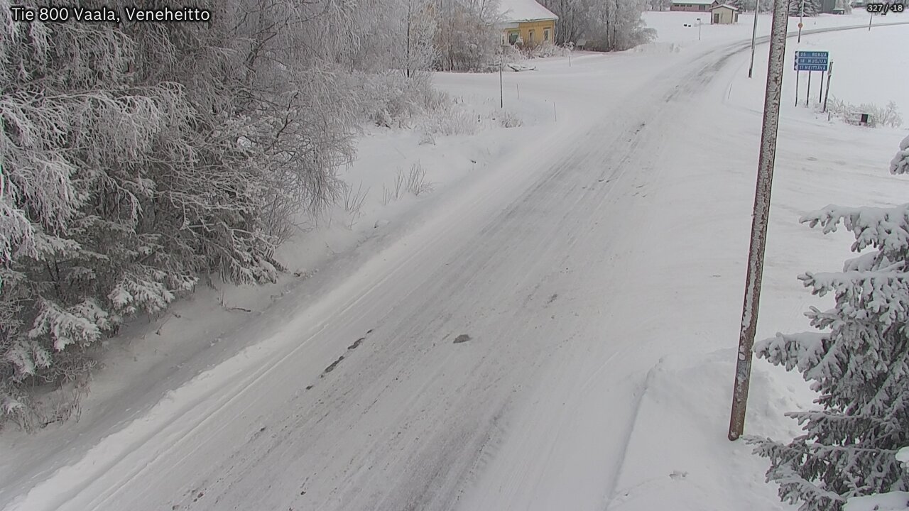 Kelikamerat Kuva Tie 800 Vaala, Veneheitto, Vaala, Pohjois-Pohjanmaa