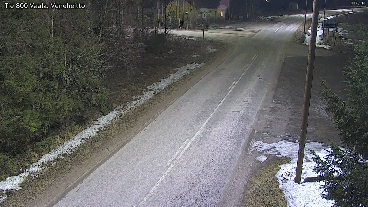 Kelikamerat Kuva Tie 800 Vaala, Veneheitto, Vaala, Pohjois-Pohjanmaa