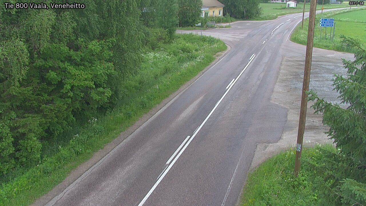 Kelikamerat Kuva Tie 800 Vaala, Veneheitto, Vaala, Pohjois-Pohjanmaa