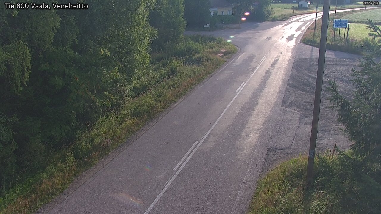 Weather Camera Image Väg 800 Vaala, Veneheitto, Vaala, Pohjois-Pohjanmaa