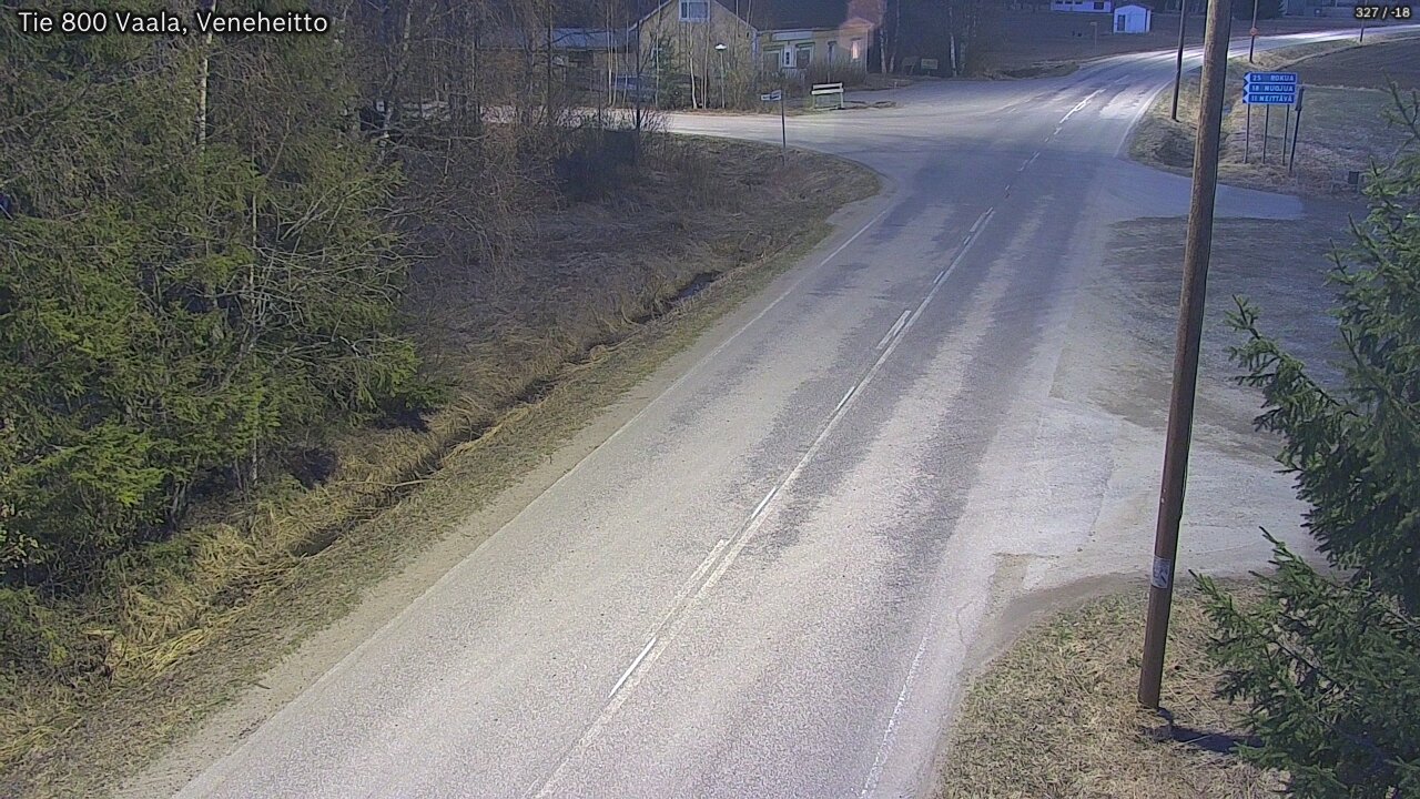 Kelikamerat Kuva Tie 800 Vaala, Veneheitto, Vaala, Pohjois-Pohjanmaa