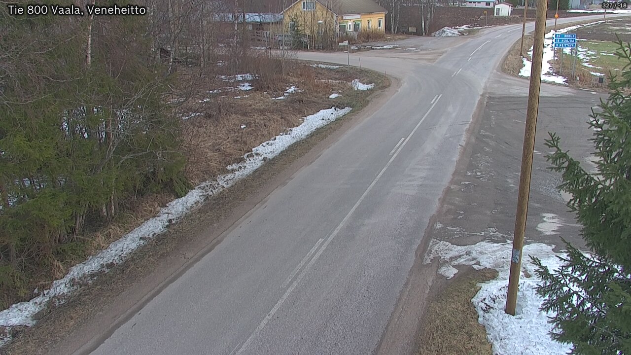 Kelikamerat Kuva Tie 800 Vaala, Veneheitto, Vaala, Pohjois-Pohjanmaa