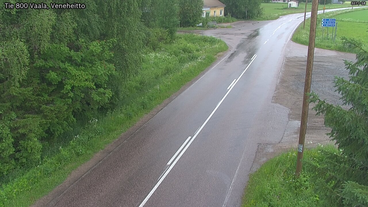 Kelikamerat Kuva Tie 800 Vaala, Veneheitto, Vaala, Pohjois-Pohjanmaa