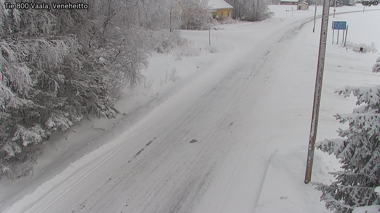 Kelikamerat Kuva Tie 800 Vaala, Veneheitto, Vaala, Pohjois-Pohjanmaa