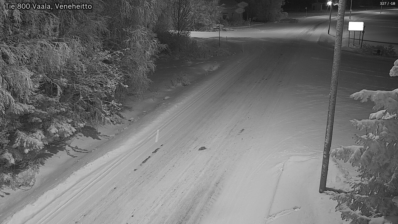 Kelikamerat Kuva Tie 800 Vaala, Veneheitto, Vaala, Pohjois-Pohjanmaa