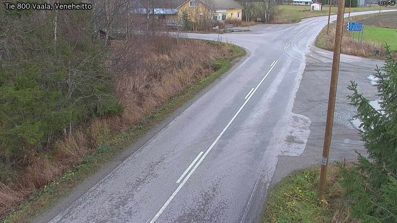 Kelikamerat Kuva Tie 800 Vaala, Veneheitto, Vaala, Pohjois-Pohjanmaa