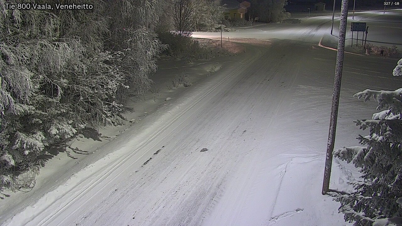 Kelikamerat Kuva Tie 800 Vaala, Veneheitto, Vaala, Pohjois-Pohjanmaa