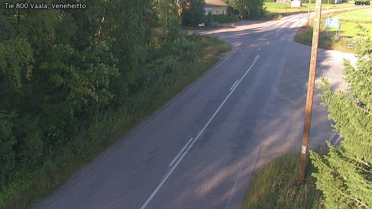 Kelikamerat Kuva Tie 800 Vaala, Veneheitto, Vaala, Pohjois-Pohjanmaa