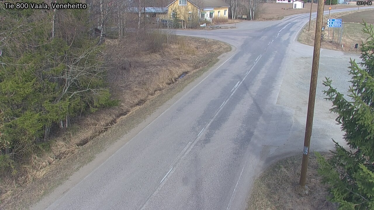 Kelikamerat Kuva Tie 800 Vaala, Veneheitto, Vaala, Pohjois-Pohjanmaa