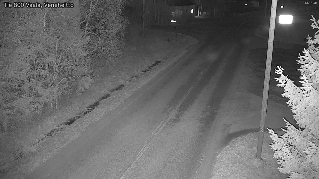 Weather Camera Image Väg 800 Vaala, Veneheitto, Vaala, Pohjois-Pohjanmaa