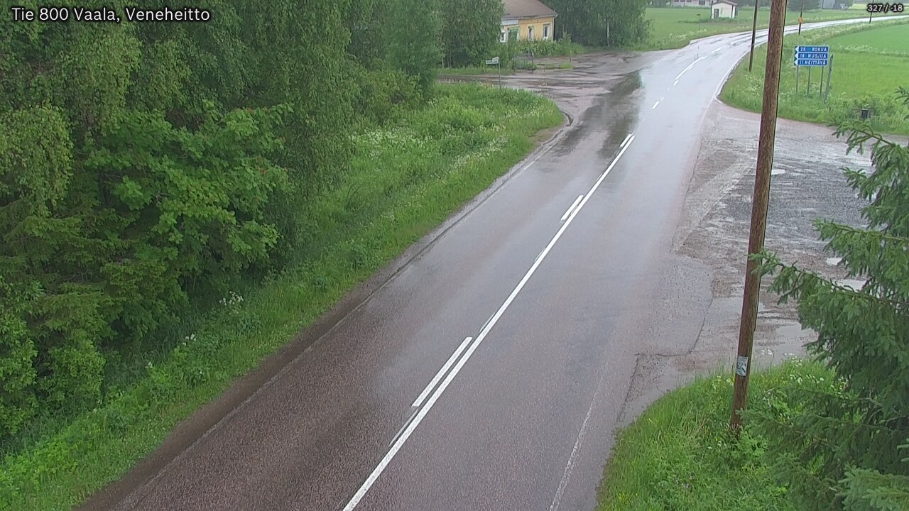 Kelikamerat Kuva Tie 800 Vaala, Veneheitto, Vaala, Pohjois-Pohjanmaa