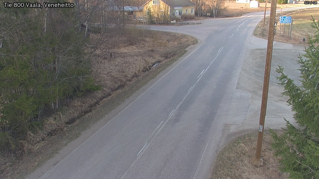 Kelikamerat Kuva Tie 800 Vaala, Veneheitto, Vaala, Pohjois-Pohjanmaa