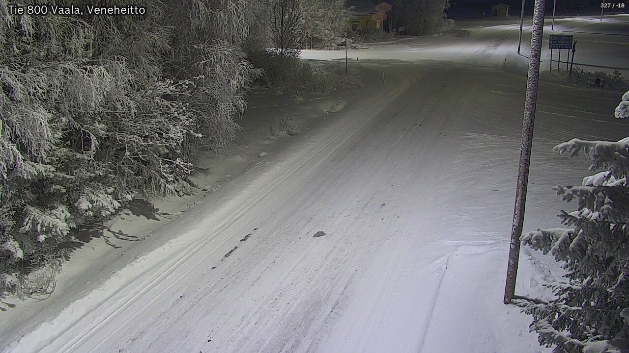 Kelikamerat Kuva Tie 800 Vaala, Veneheitto, Vaala, Pohjois-Pohjanmaa