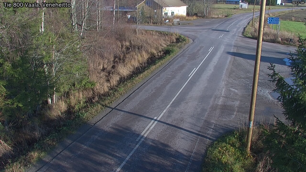 Kelikamerat Kuva Tie 800 Vaala, Veneheitto, Vaala, Pohjois-Pohjanmaa