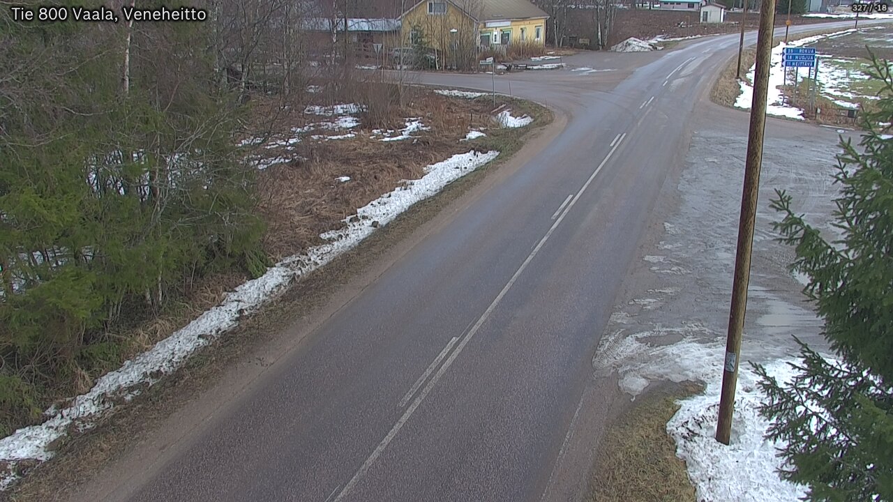 Kelikamerat Kuva Tie 800 Vaala, Veneheitto, Vaala, Pohjois-Pohjanmaa