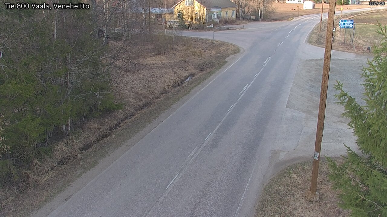 Kelikamerat Kuva Tie 800 Vaala, Veneheitto, Vaala, Pohjois-Pohjanmaa