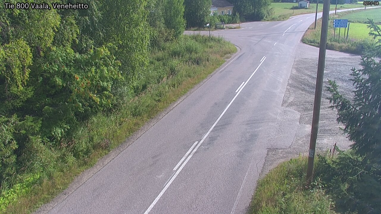 Weather Camera Image Väg 800 Vaala, Veneheitto, Vaala, Pohjois-Pohjanmaa