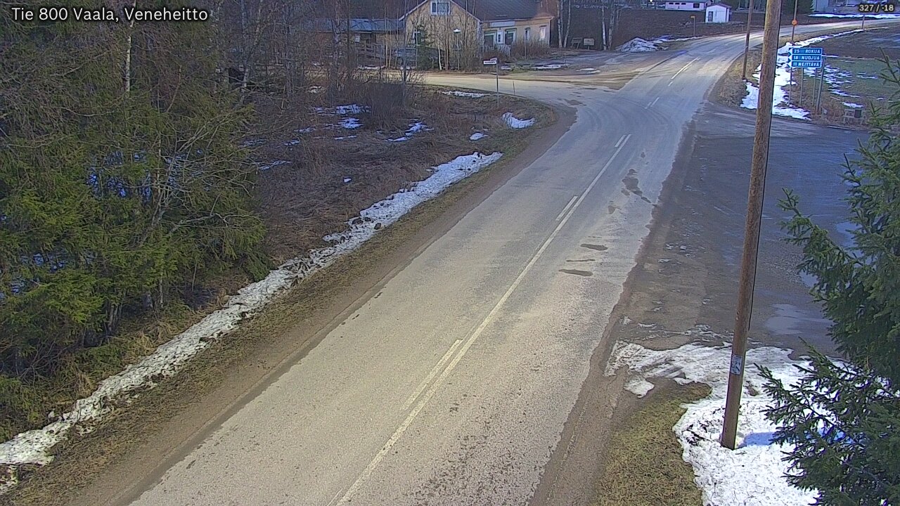 Kelikamerat Kuva Tie 800 Vaala, Veneheitto, Vaala, Pohjois-Pohjanmaa