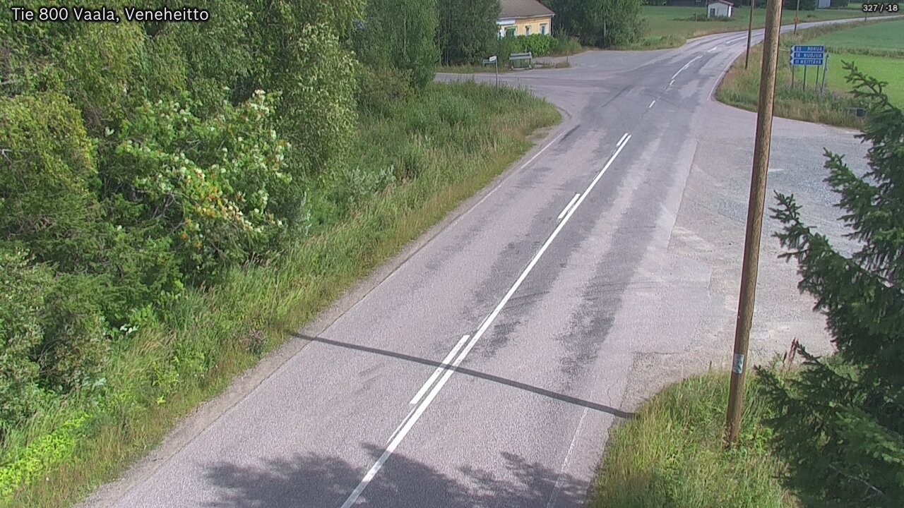 Kelikamerat Kuva Tie 800 Vaala, Veneheitto, Vaala, Pohjois-Pohjanmaa