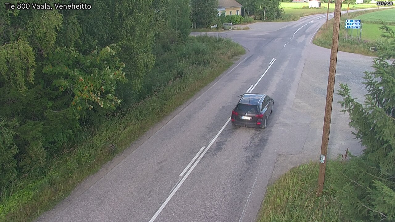Kelikamerat Kuva Tie 800 Vaala, Veneheitto, Vaala, Pohjois-Pohjanmaa