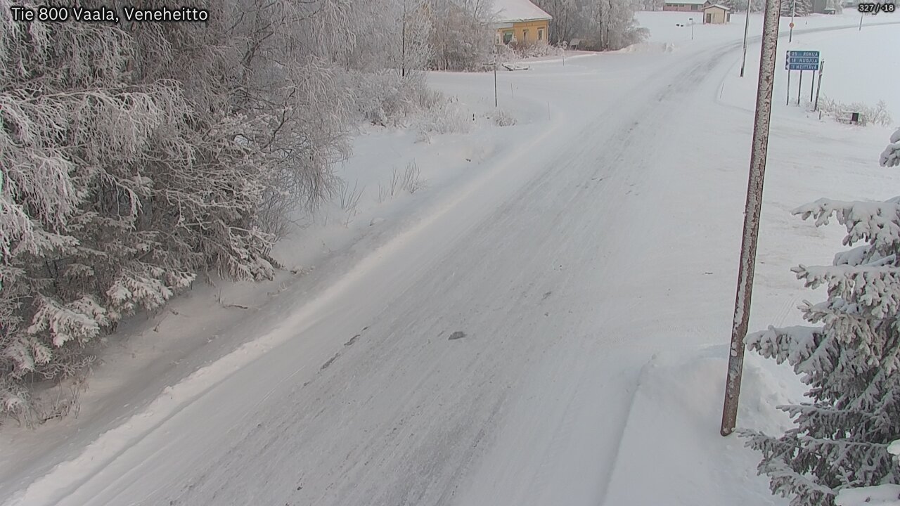 Kelikamerat Kuva Tie 800 Vaala, Veneheitto, Vaala, Pohjois-Pohjanmaa
