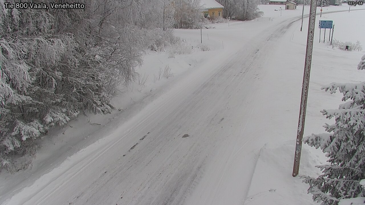 Kelikamerat Kuva Tie 800 Vaala, Veneheitto, Vaala, Pohjois-Pohjanmaa
