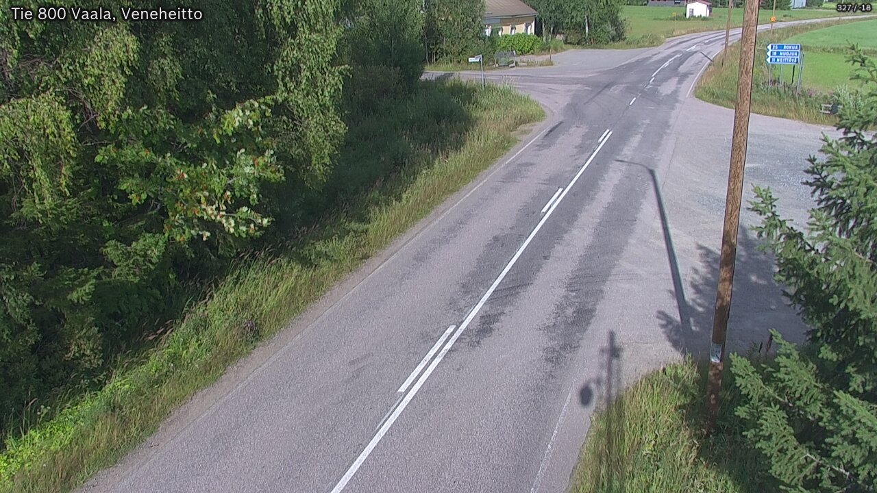 Kelikamerat Kuva Tie 800 Vaala, Veneheitto, Vaala, Pohjois-Pohjanmaa