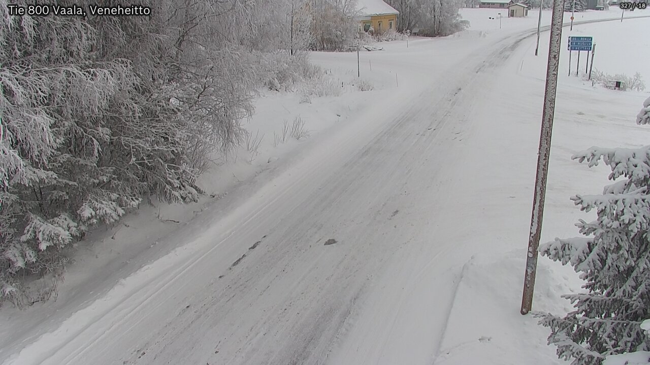 Kelikamerat Kuva Tie 800 Vaala, Veneheitto, Vaala, Pohjois-Pohjanmaa