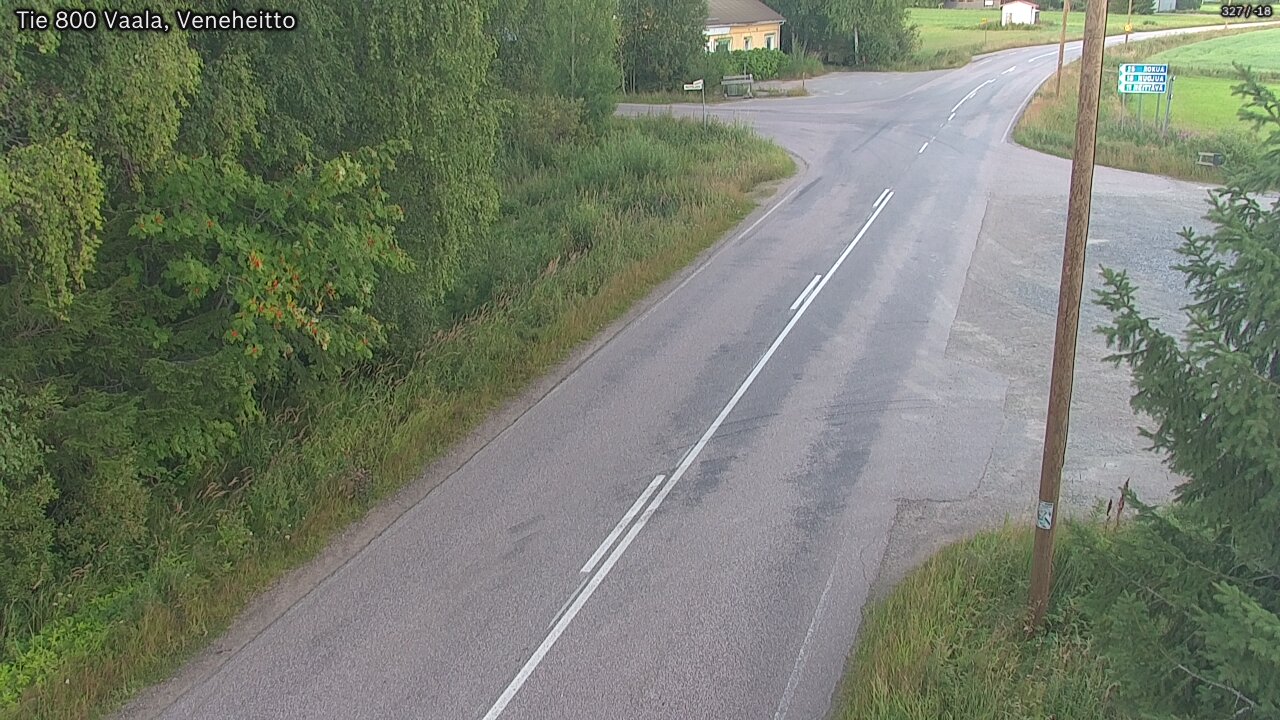 Kelikamerat Kuva Tie 800 Vaala, Veneheitto, Vaala, Pohjois-Pohjanmaa