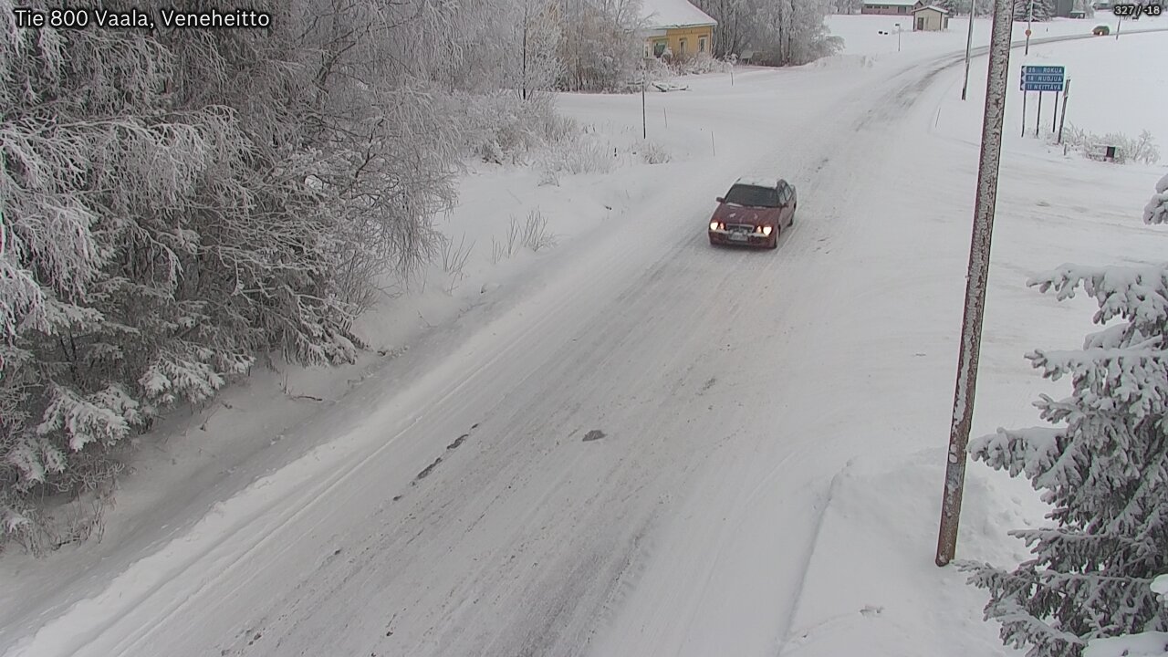 Kelikamerat Kuva Tie 800 Vaala, Veneheitto, Vaala, Pohjois-Pohjanmaa