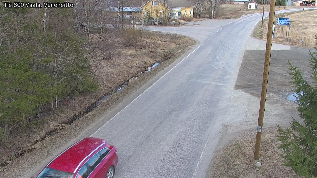 Kelikamerat Kuva Tie 800 Vaala, Veneheitto, Vaala, Pohjois-Pohjanmaa