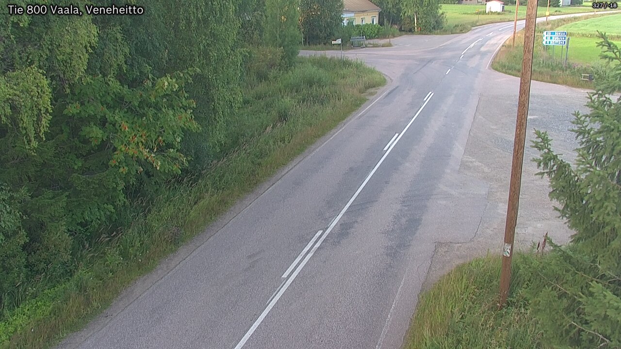 Kelikamerat Kuva Tie 800 Vaala, Veneheitto, Vaala, Pohjois-Pohjanmaa