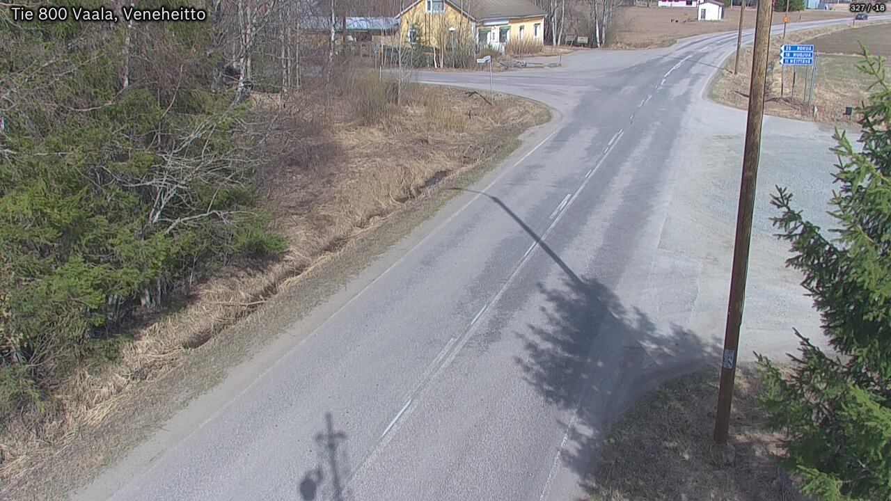 Kelikamerat Kuva Tie 800 Vaala, Veneheitto, Vaala, Pohjois-Pohjanmaa