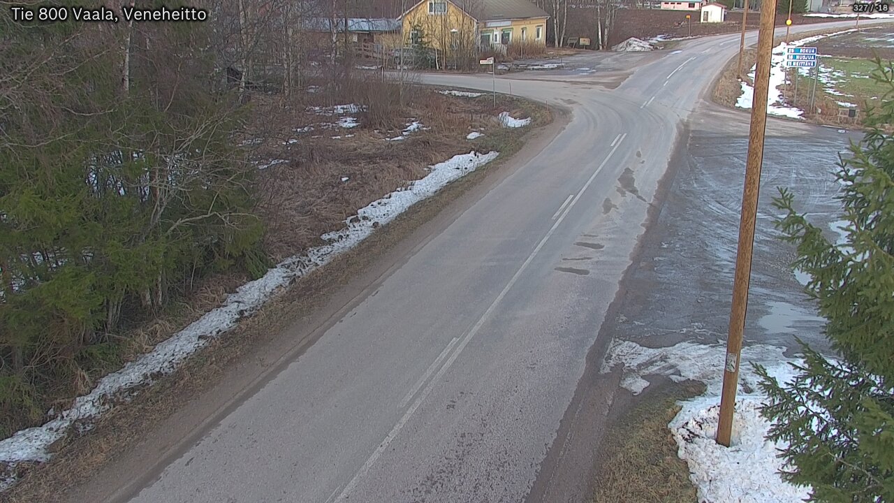 Kelikamerat Kuva Tie 800 Vaala, Veneheitto, Vaala, Pohjois-Pohjanmaa