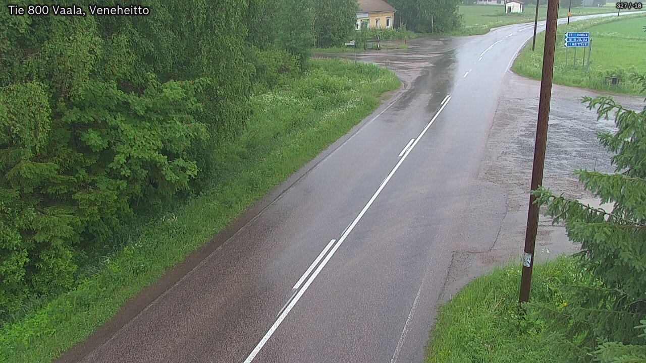 Kelikamerat Kuva Tie 800 Vaala, Veneheitto, Vaala, Pohjois-Pohjanmaa