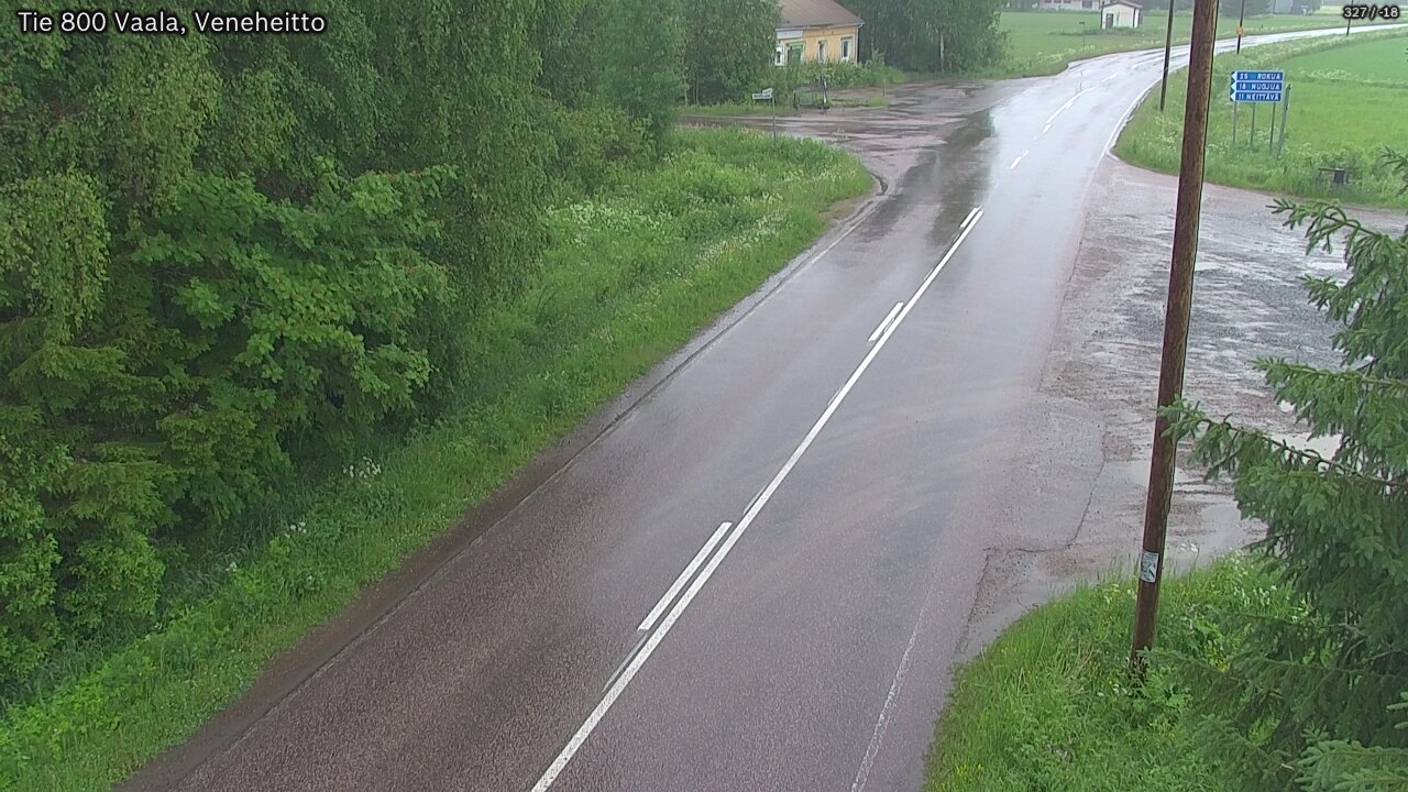 Kelikamerat Kuva Tie 800 Vaala, Veneheitto, Vaala, Pohjois-Pohjanmaa