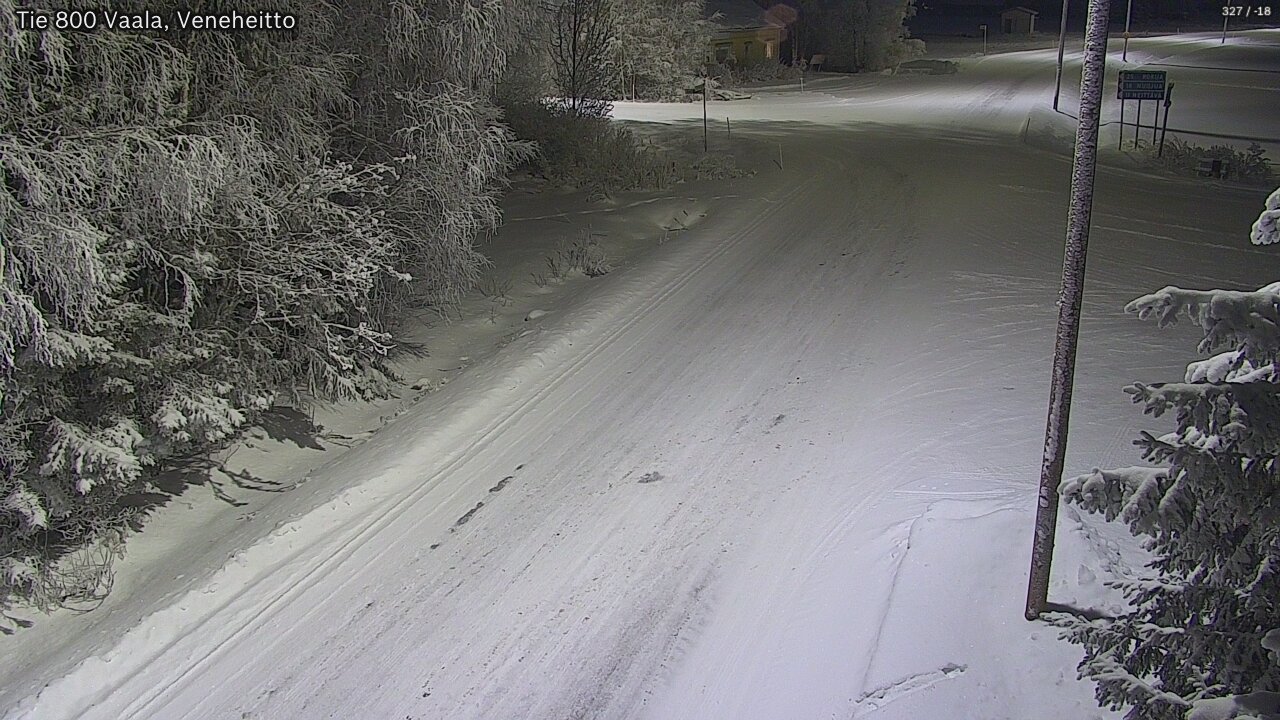 Kelikamerat Kuva Tie 800 Vaala, Veneheitto, Vaala, Pohjois-Pohjanmaa