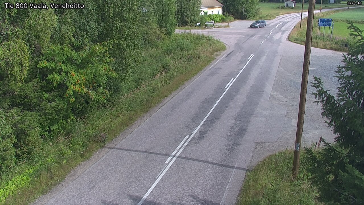 Kelikamerat Kuva Tie 800 Vaala, Veneheitto, Vaala, Pohjois-Pohjanmaa