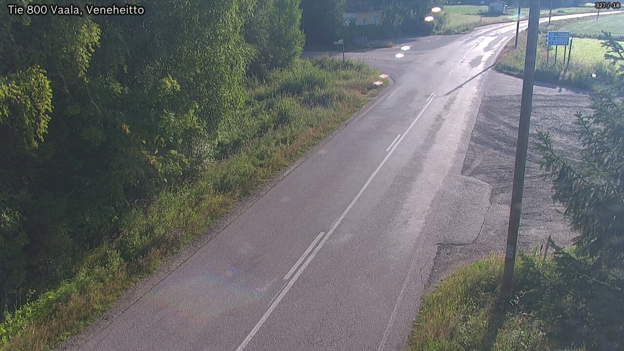 Weather Camera Image Väg 800 Vaala, Veneheitto, Vaala, Pohjois-Pohjanmaa