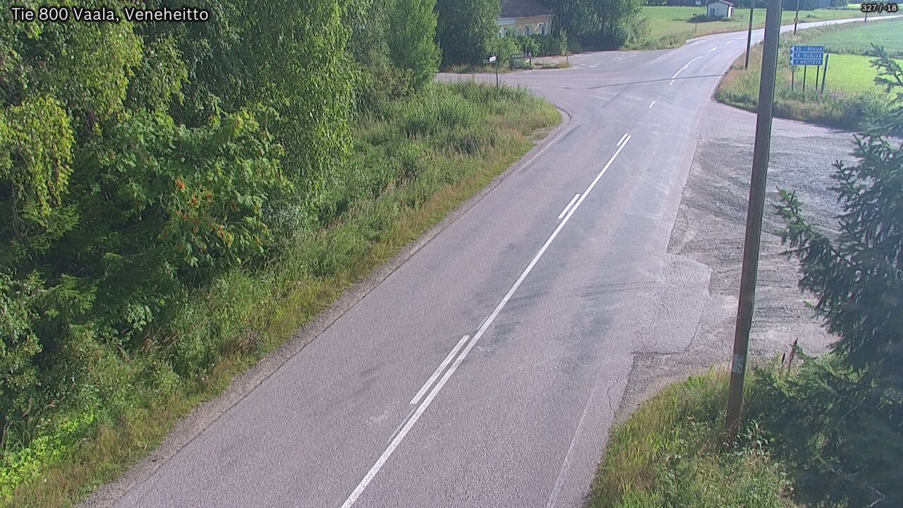 Weather Camera Image Väg 800 Vaala, Veneheitto, Vaala, Pohjois-Pohjanmaa
