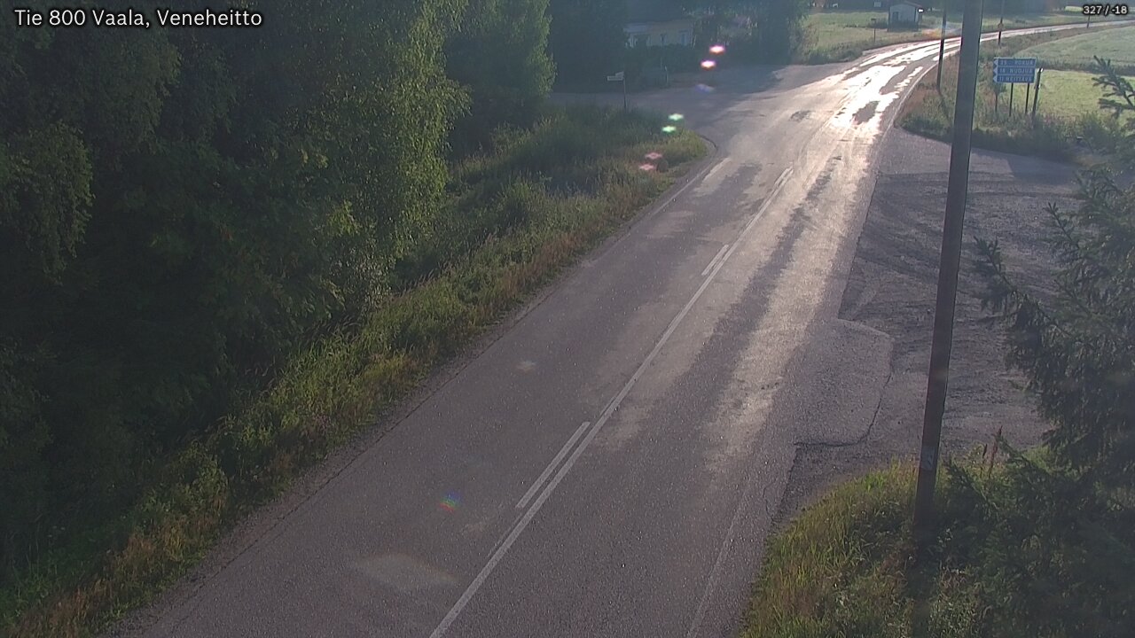 Weather Camera Image Väg 800 Vaala, Veneheitto, Vaala, Pohjois-Pohjanmaa