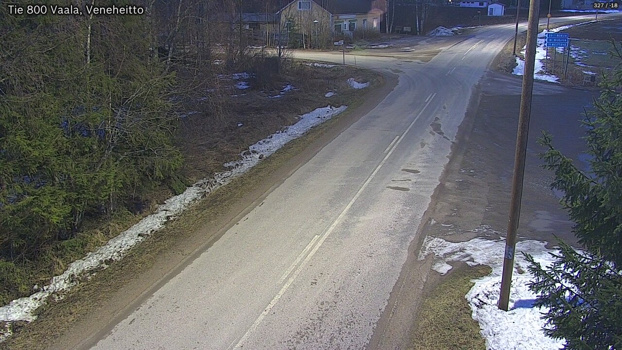 Kelikamerat Kuva Tie 800 Vaala, Veneheitto, Vaala, Pohjois-Pohjanmaa