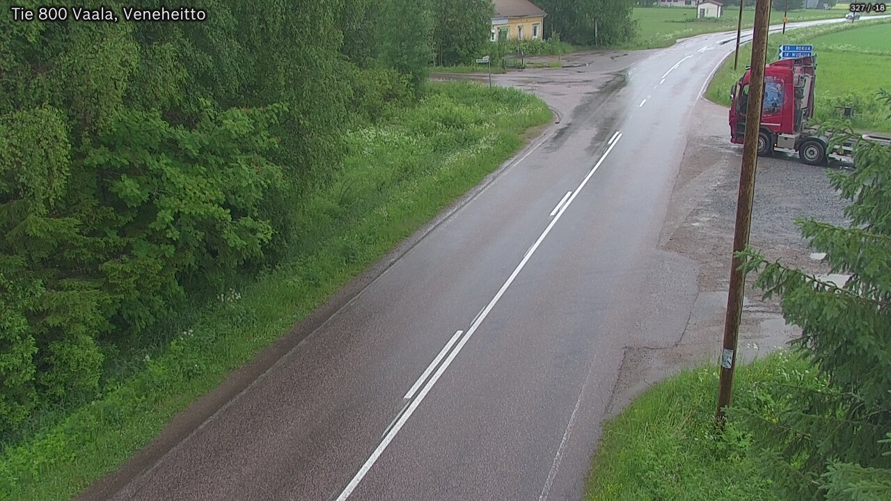 Kelikamerat Kuva Tie 800 Vaala, Veneheitto, Vaala, Pohjois-Pohjanmaa