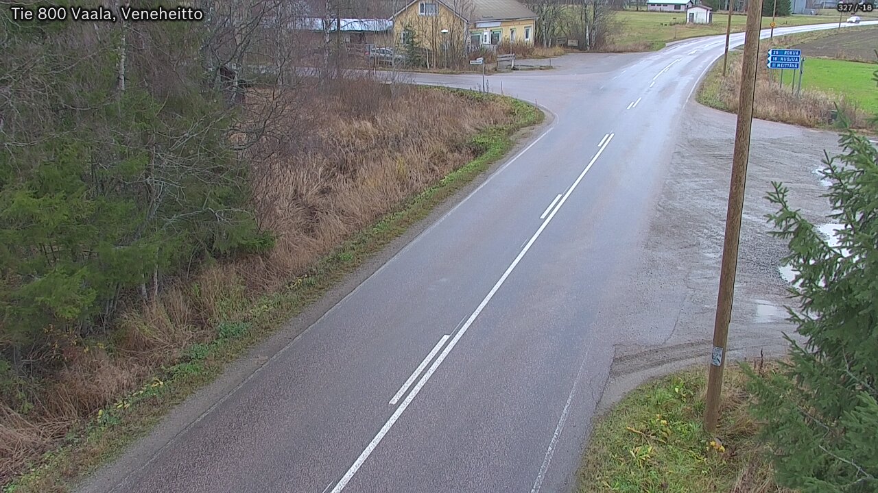 Weather Camera Image Väg 800 Vaala, Veneheitto, Vaala, Pohjois-Pohjanmaa