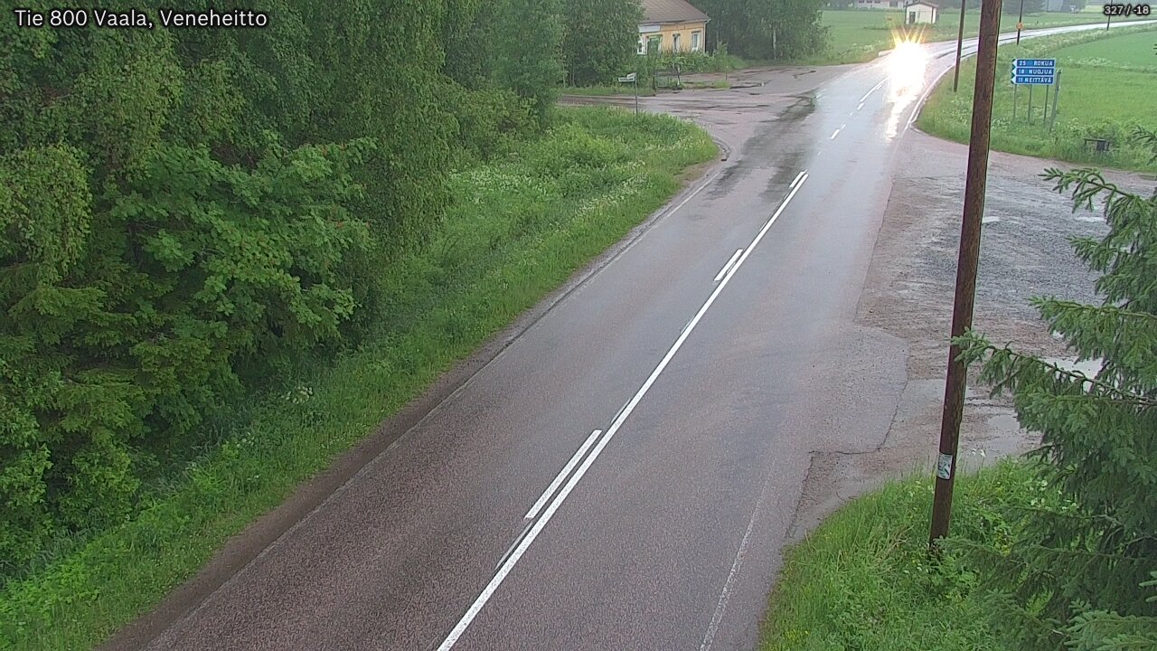 Kelikamerat Kuva Tie 800 Vaala, Veneheitto, Vaala, Pohjois-Pohjanmaa