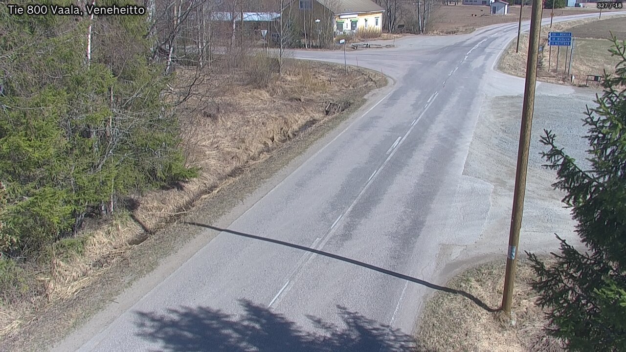 Kelikamerat Kuva Tie 800 Vaala, Veneheitto, Vaala, Pohjois-Pohjanmaa