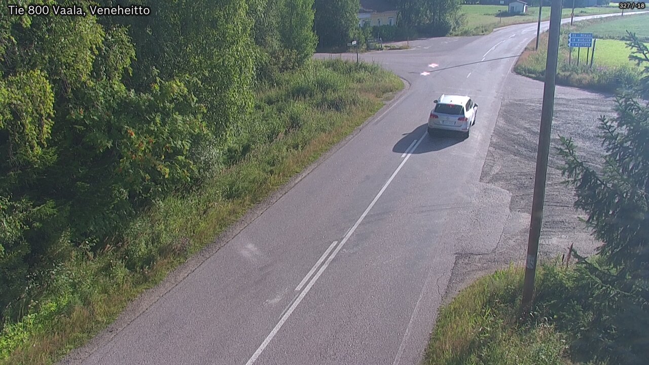 Weather Camera Image Väg 800 Vaala, Veneheitto, Vaala, Pohjois-Pohjanmaa