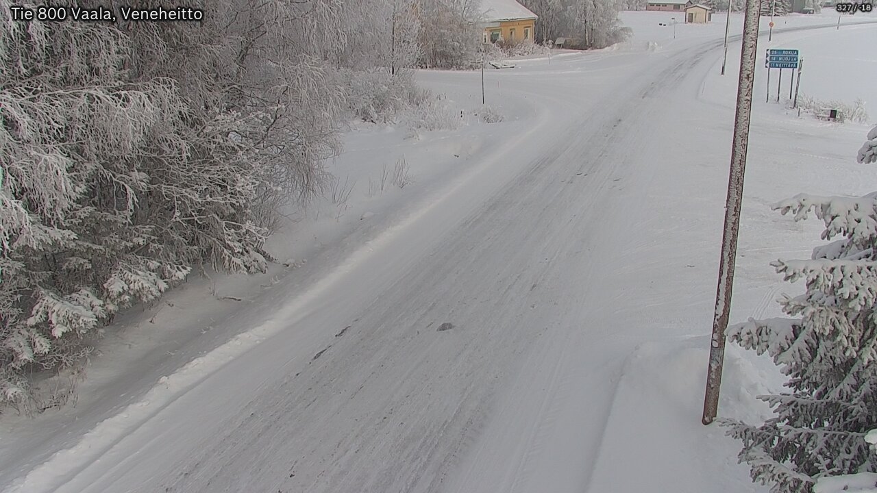 Kelikamerat Kuva Tie 800 Vaala, Veneheitto, Vaala, Pohjois-Pohjanmaa
