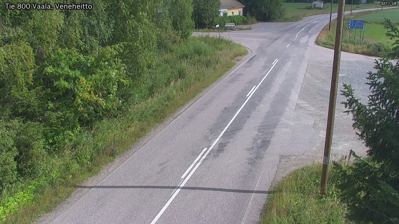 Kelikamerat Kuva Tie 800 Vaala, Veneheitto, Vaala, Pohjois-Pohjanmaa