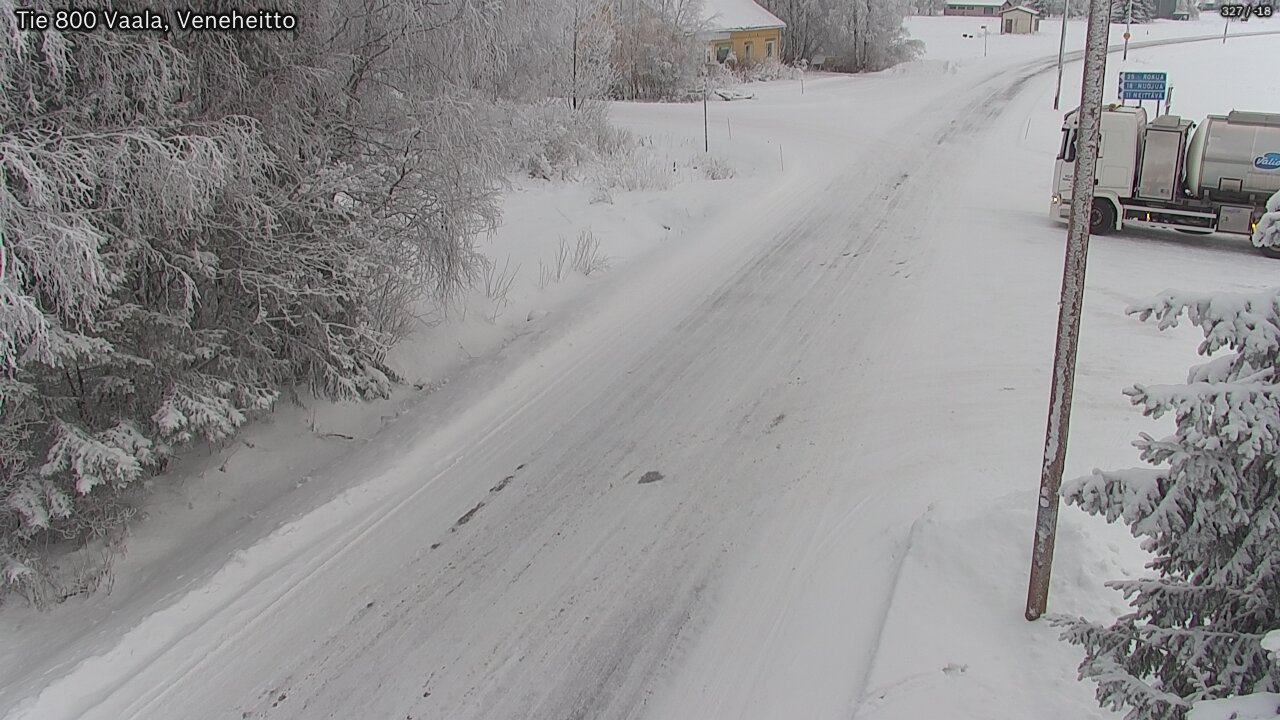 Kelikamerat Kuva Tie 800 Vaala, Veneheitto, Vaala, Pohjois-Pohjanmaa